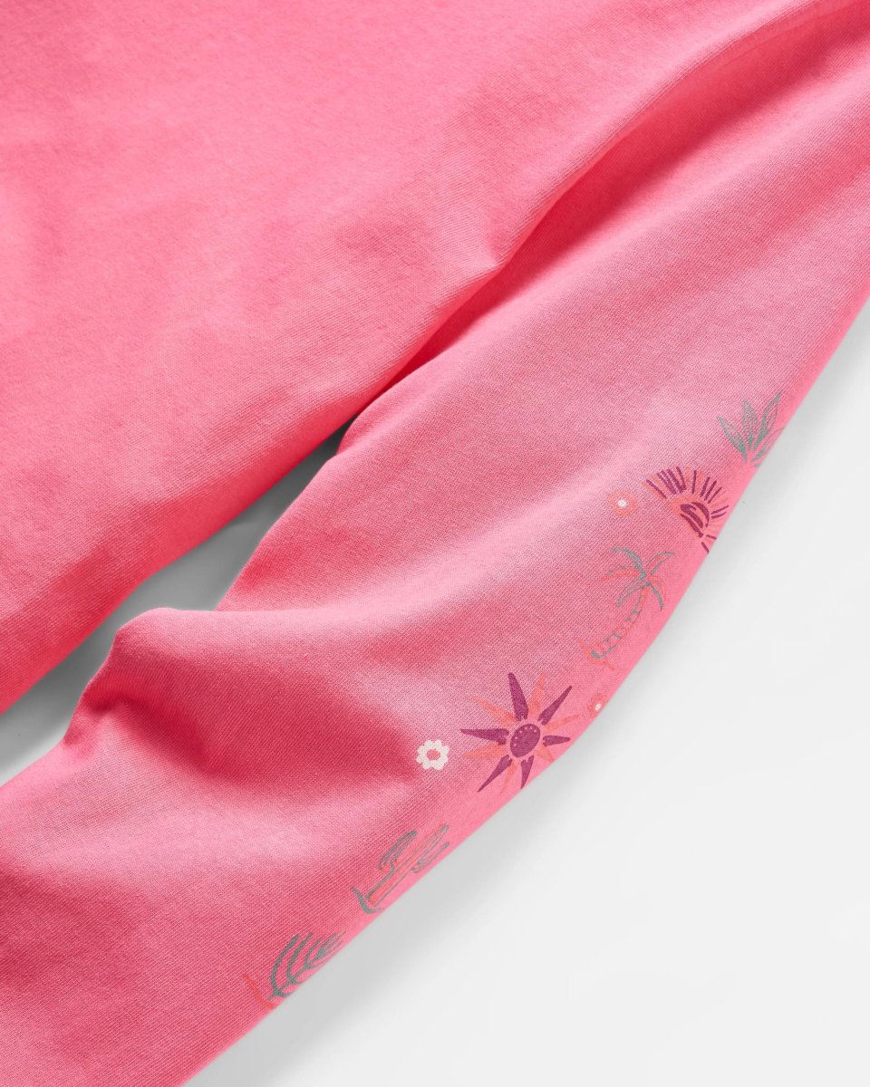 T-shirt Chica en Coton Recyclé à Manches Longues - Doux Rose – Image 2