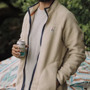 Polaire Sherpa Recyclée Full Zip Tripper - Avoine