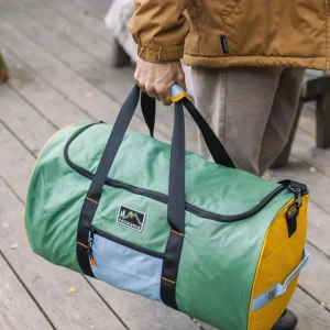 Sac de sport Weekender 58L en polyester recyclé - Vert Laurier