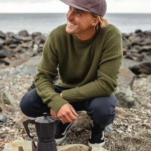 Pull en maille Swell - Kaki