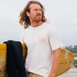 T-shirt en coton recyclé Evenfall - Bouleau