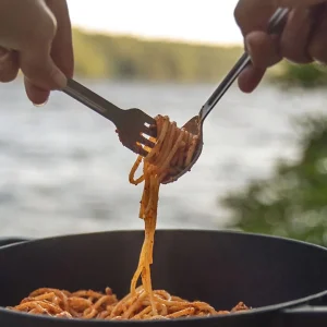 Couverts en titane Wolf & Grizzly - Argenté