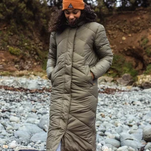 Veste Isolée Recyclée Tasman Longue - Olive Poussiéreuse