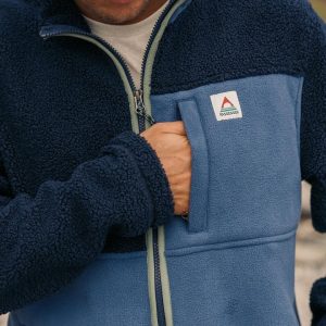 Sendero Recycled Full Zip Fleece - Deep Navy