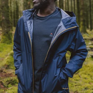 Veste Résistante à l'Eau Echo Recyclée - Bleu Marine Profond