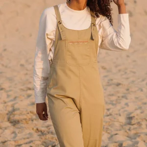 Salopette en Coton Bio Faye - Biscuit