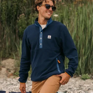 Polaire Recyclé Adrift - Bleu Marine Profond