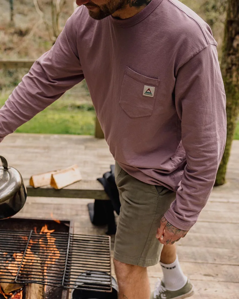 Short en coton bio 365 - Olive poussiéreuse – Image 5