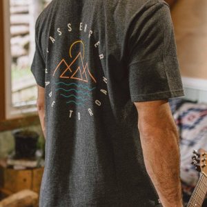 T-shirt Escapism - Charbon Chiné