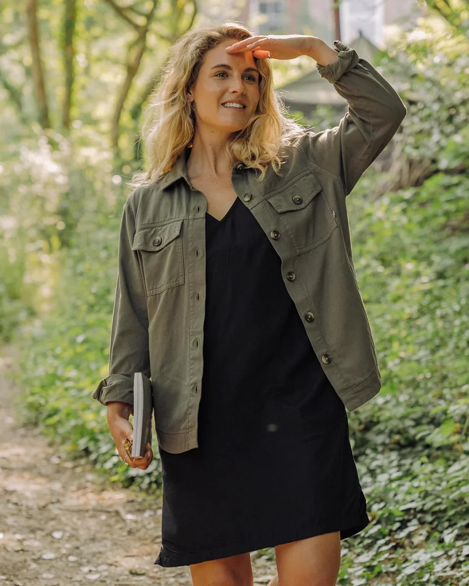 Robe Oversize Ambrose - Noir – Image 4