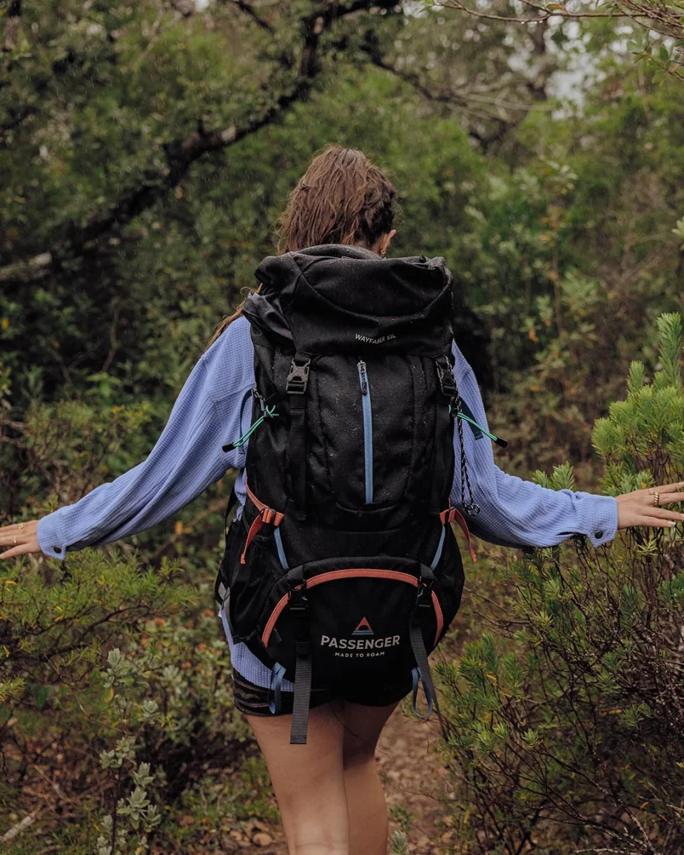 Sac à Dos Recyclé Wayfarer 65L - Noir – Image 4