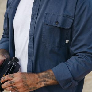 TY91-279-4_5Ratio-2_0092_TY113-99.jpgv1756486445 Chemise en Coton Bio Vision - Denim Foncé