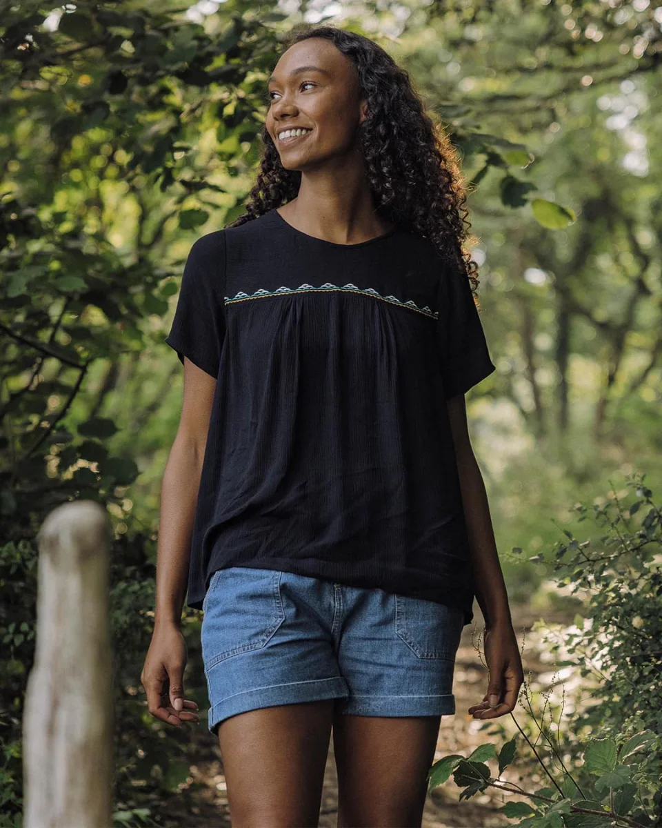 Haut Pétale - Noir – Image 3