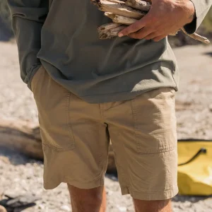 Short intemporel en coton bio - Biscuit