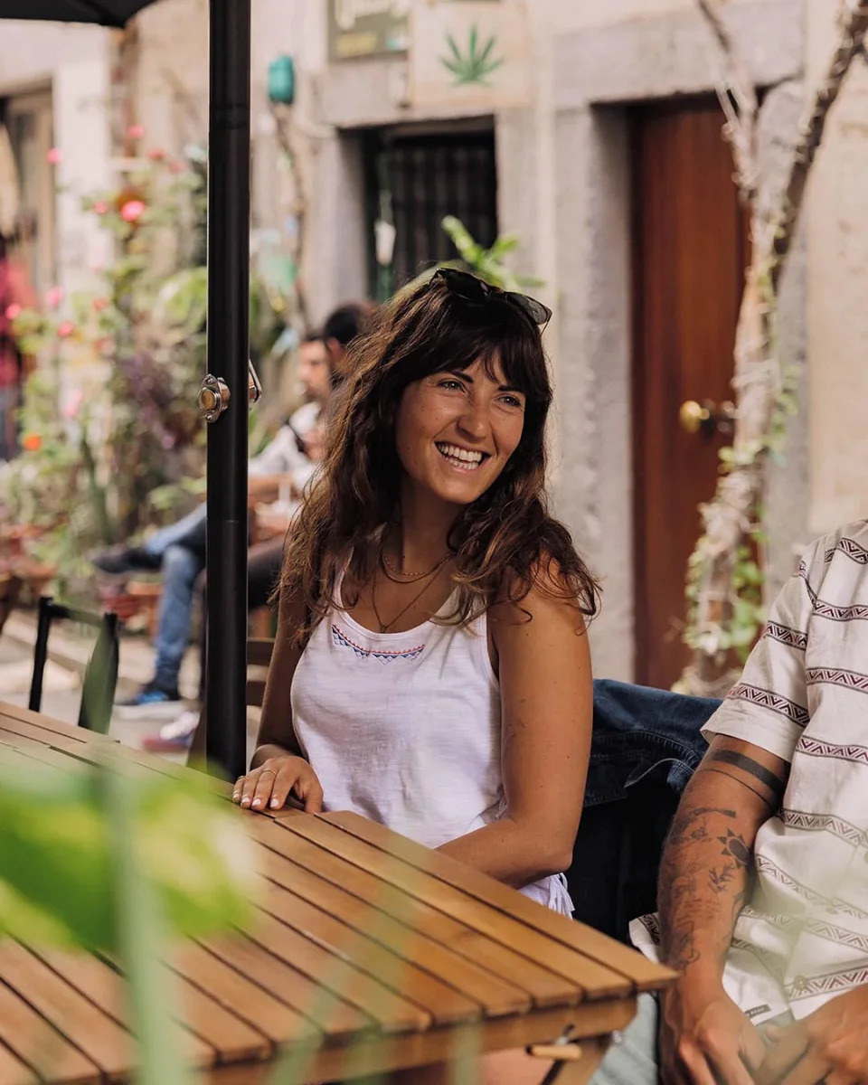 Gilet à Franges en Coton Recyclé Poppy - Blanc – Image 6