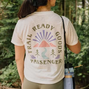 T-shirt Actif Exhale Recyclé - Marshmallow