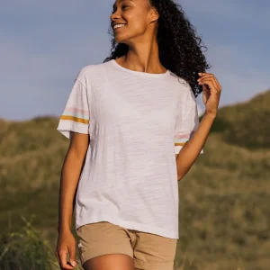 T-shirt en coton bio Poinsettia - Blanc