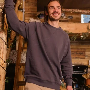 Sweat-shirt homme Heritage - noir délavé