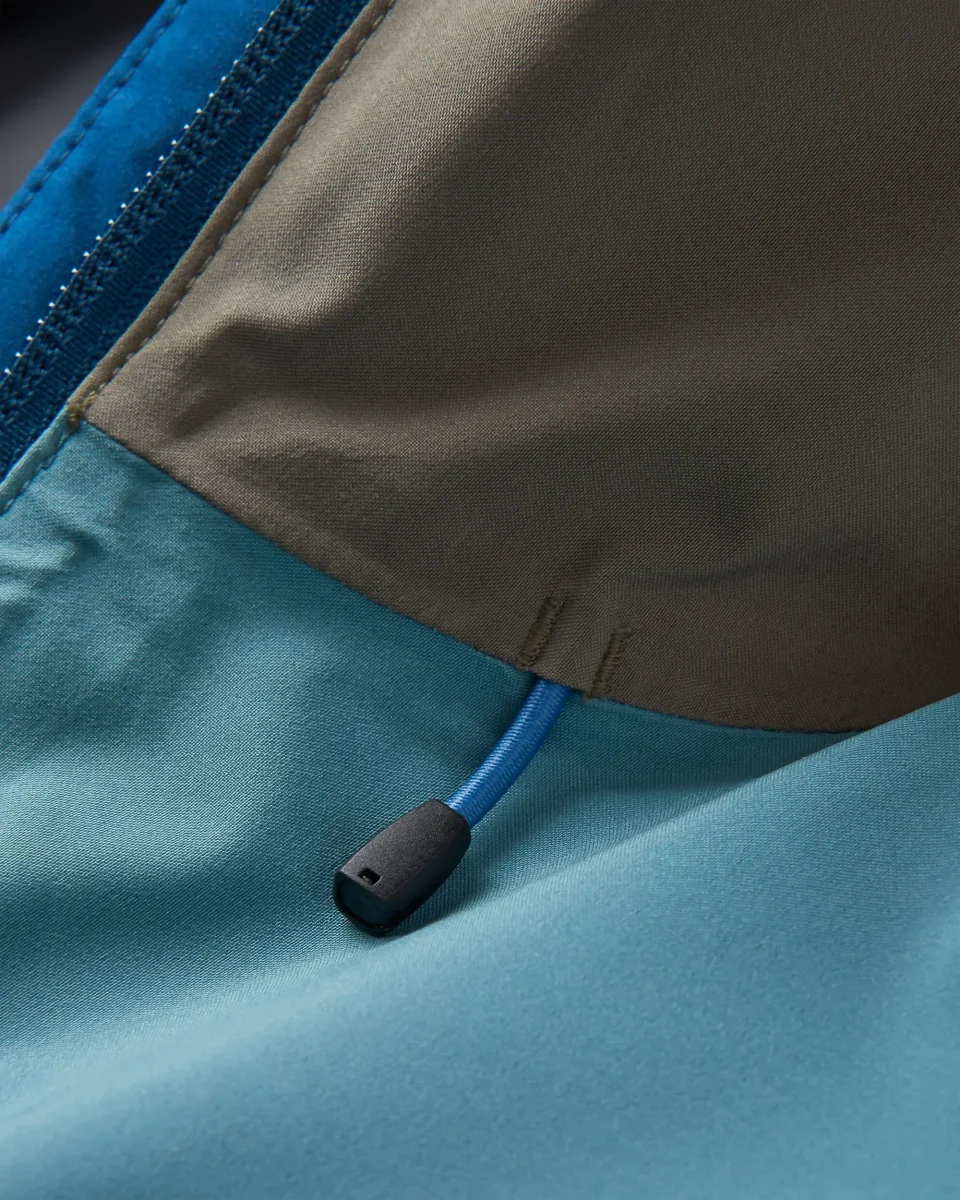Veste Imperméable Recyclée Rainstorm - Tidal Blue/Arctic/Dusty Olive – Image 9
