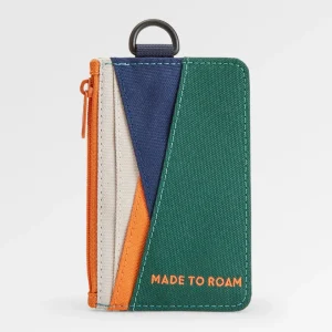 Porte-cartes recyclé Mountain - Multi Orange Forêt Tropicale