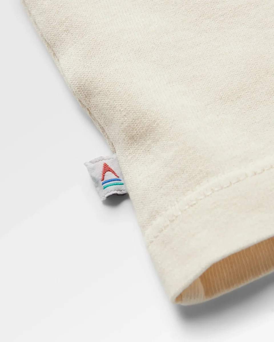 T-shirt manches longues en coton recyclé oversize Solitude - Birch – Image 8