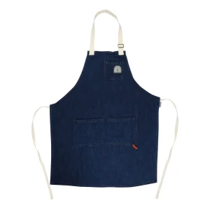 Tablier en denim bio - Denim foncé