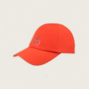 Casquette bio 6 panneaux - Orange chaud