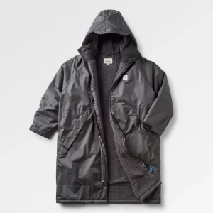 Poncho de Surf Imperméable Recyclé Tempest - Noir