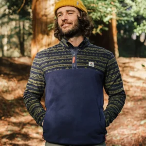 Polaire Set Off - Mountain Geo Kaki/Bleu Marine