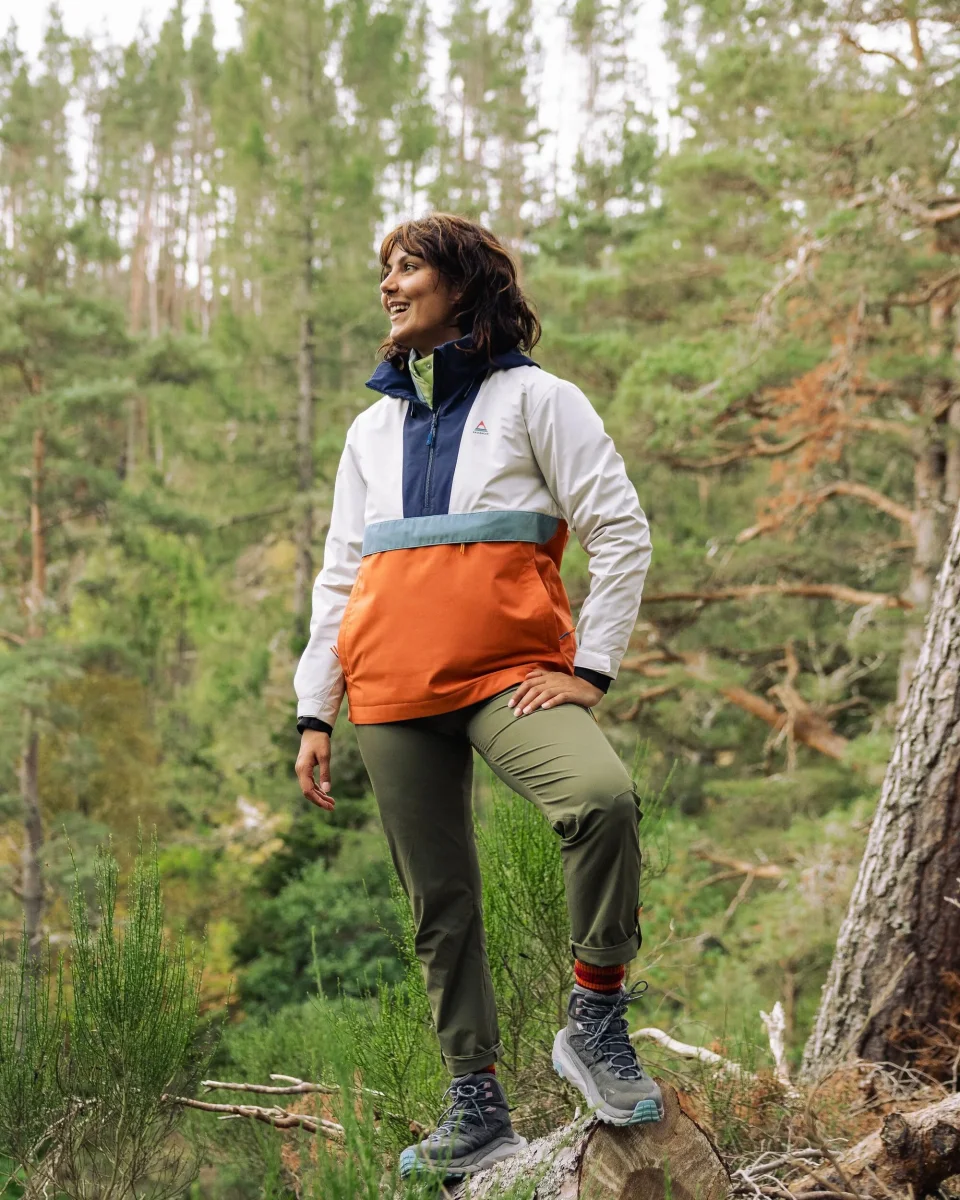 Anorak Imperméable Recyclé Skyline - Orange Brûlé/Bouleau – Image 5