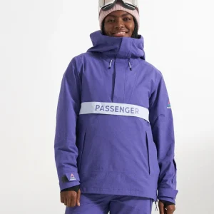 Anorak recyclé pour femmes Snowscape - Indigo Violet