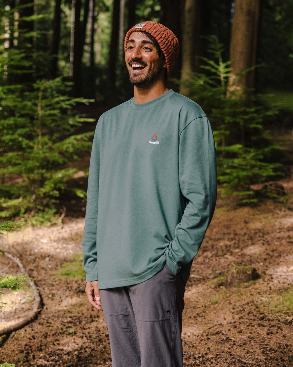 T-Shirt Bio à Manches Longues Coupe Décontractée Vita - Deep Ocean