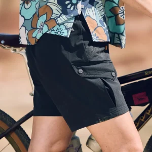 Short de Randonnée Actif Recyclé Sandstone - Noir