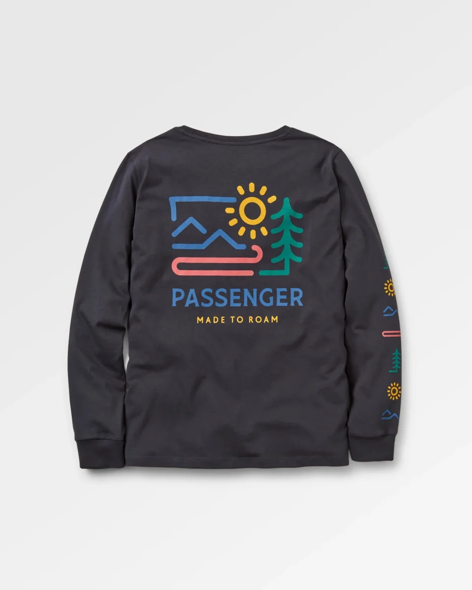 T-Shirt Manches Longues Recyclé Phoenix - Noir – Image 4