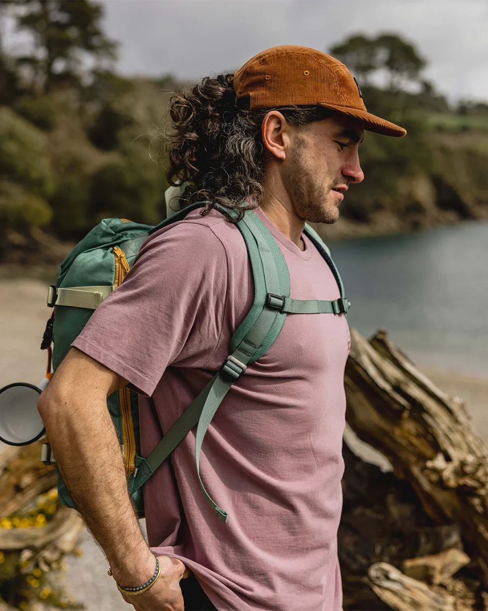 T-shirt en coton bio Odyssey - Raisin – Image 5