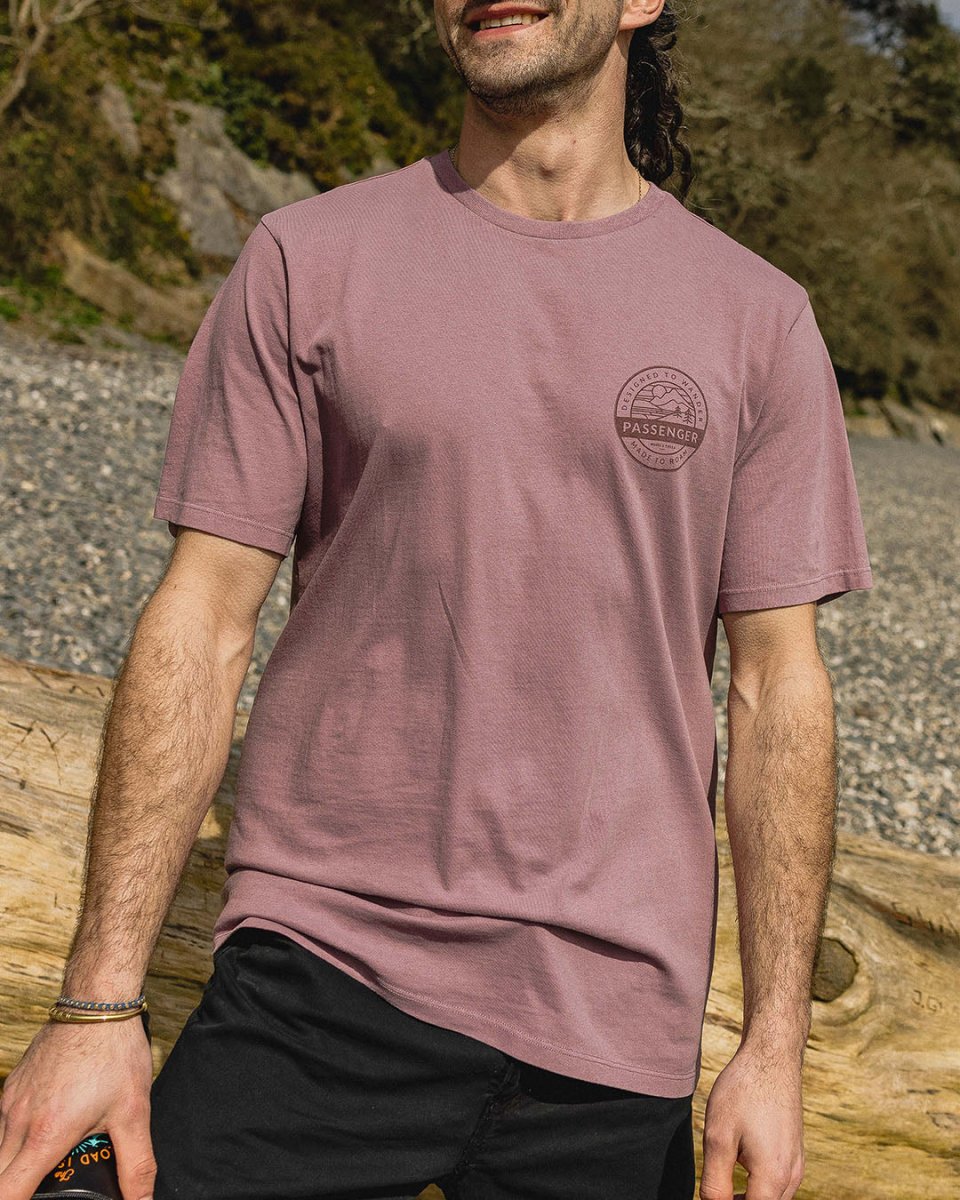 T-shirt en coton bio Odyssey - Raisin – Image 2