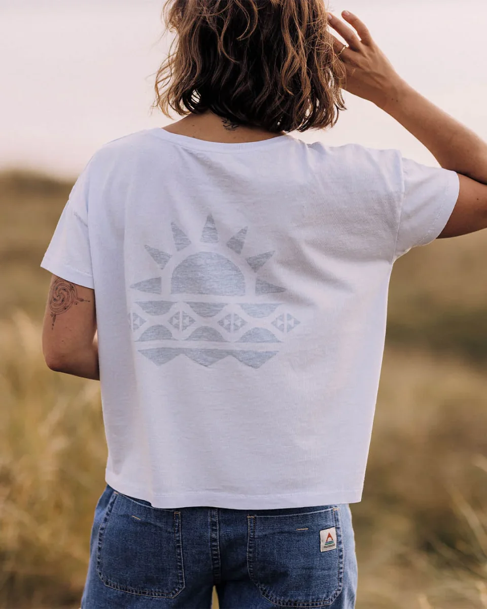 T-shirt en Coton Recyclé Mindful - Bleu Pâle – Image 5