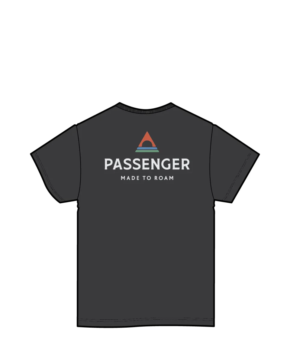 T-shirt en coton recyclé Passenger - Noir – Image 9