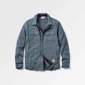 Chemise en polaire recyclée Maple - Navy Marl