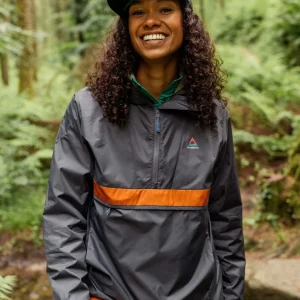 Anorak Viento Recycled Windshell - Charcoal