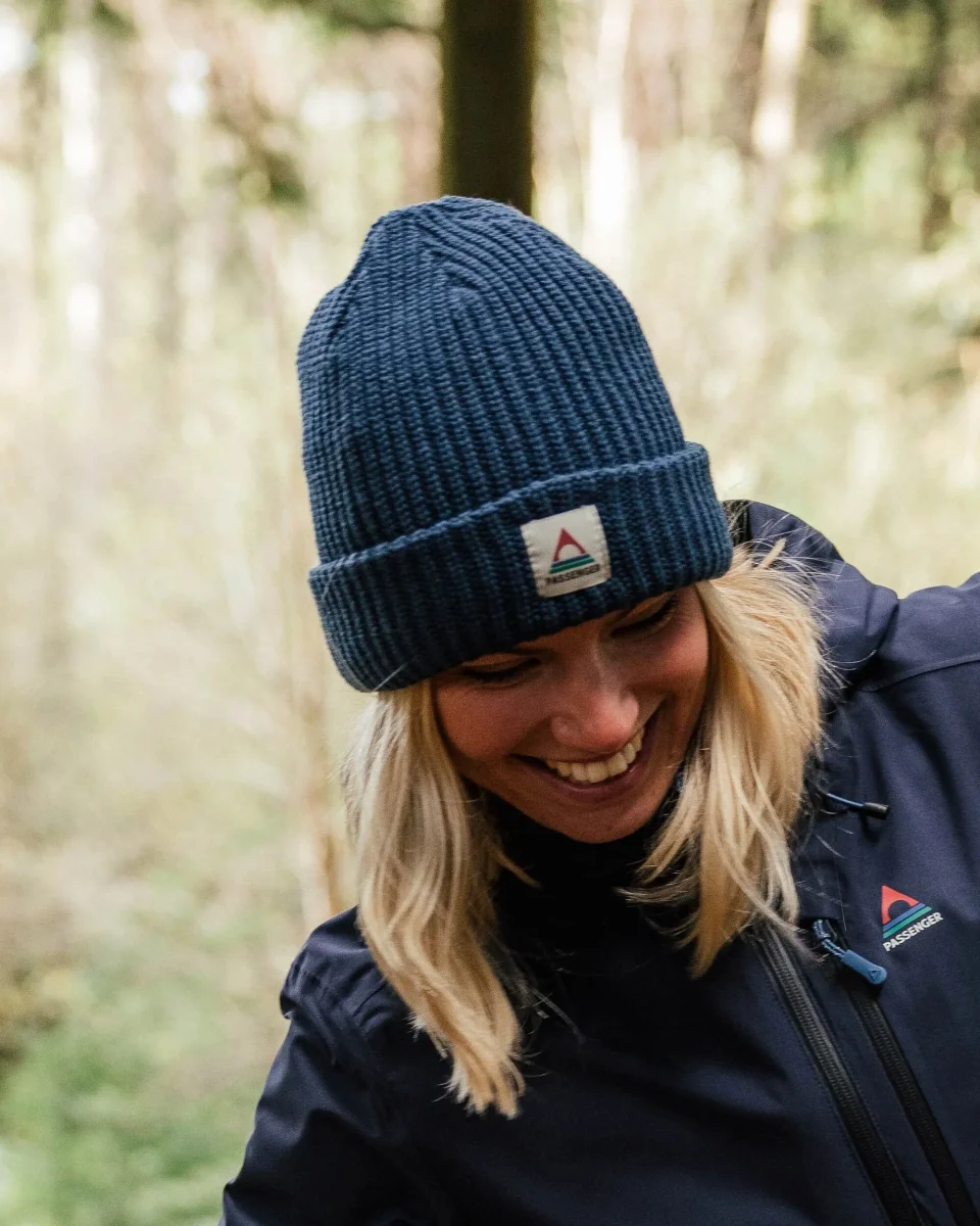 Bonnet recyclé doublé polaire Beechwood - Tidal Blue – Image 3