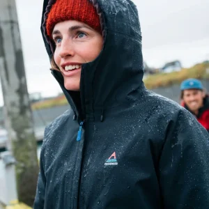 Veste Imperméable Recyclée Cinq Éléments - Noir