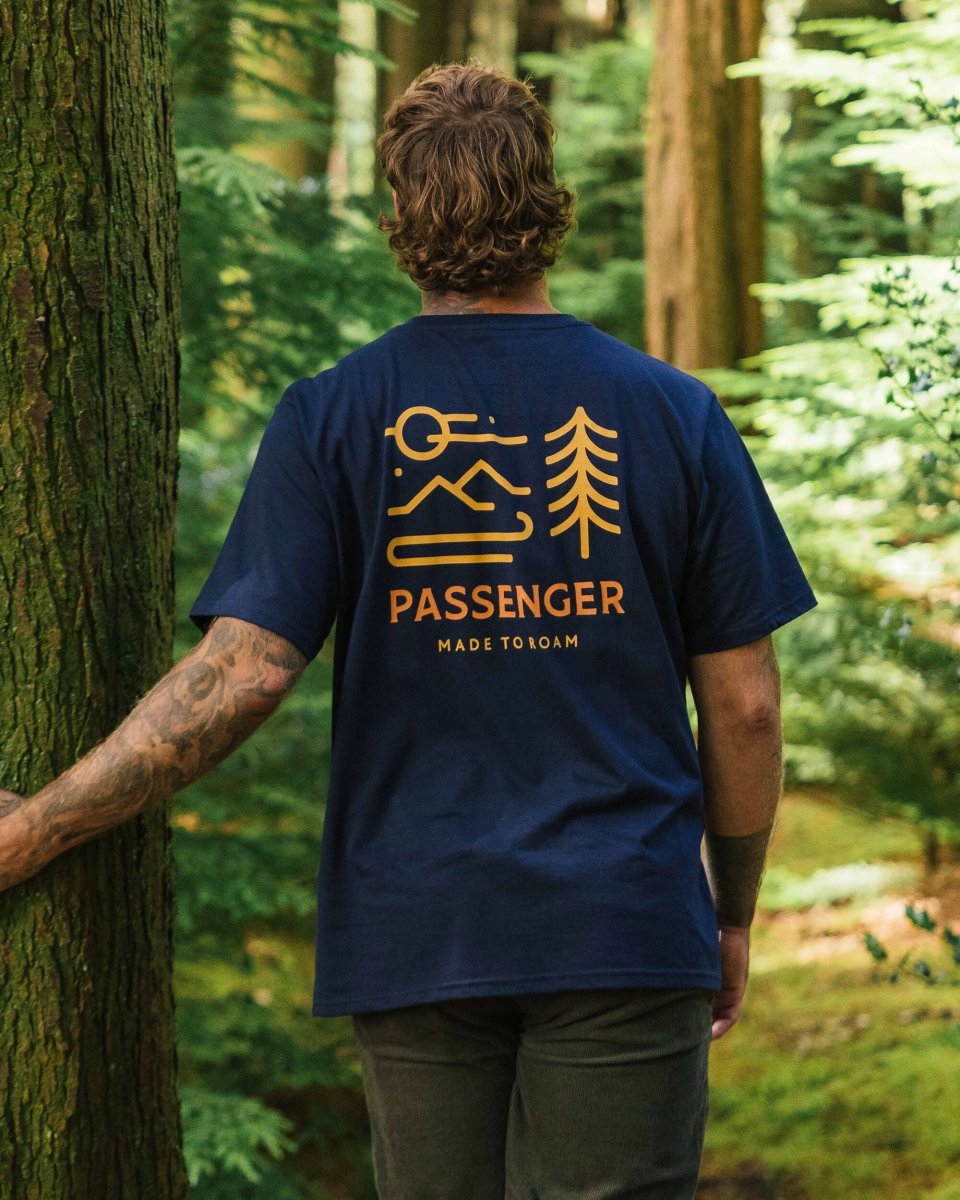 T-shirt en coton bio Phoenix - Rich Navy – Image 8