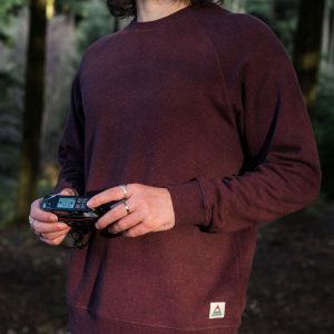 Sweat-shirt homme Heritage - bordeaux chiné