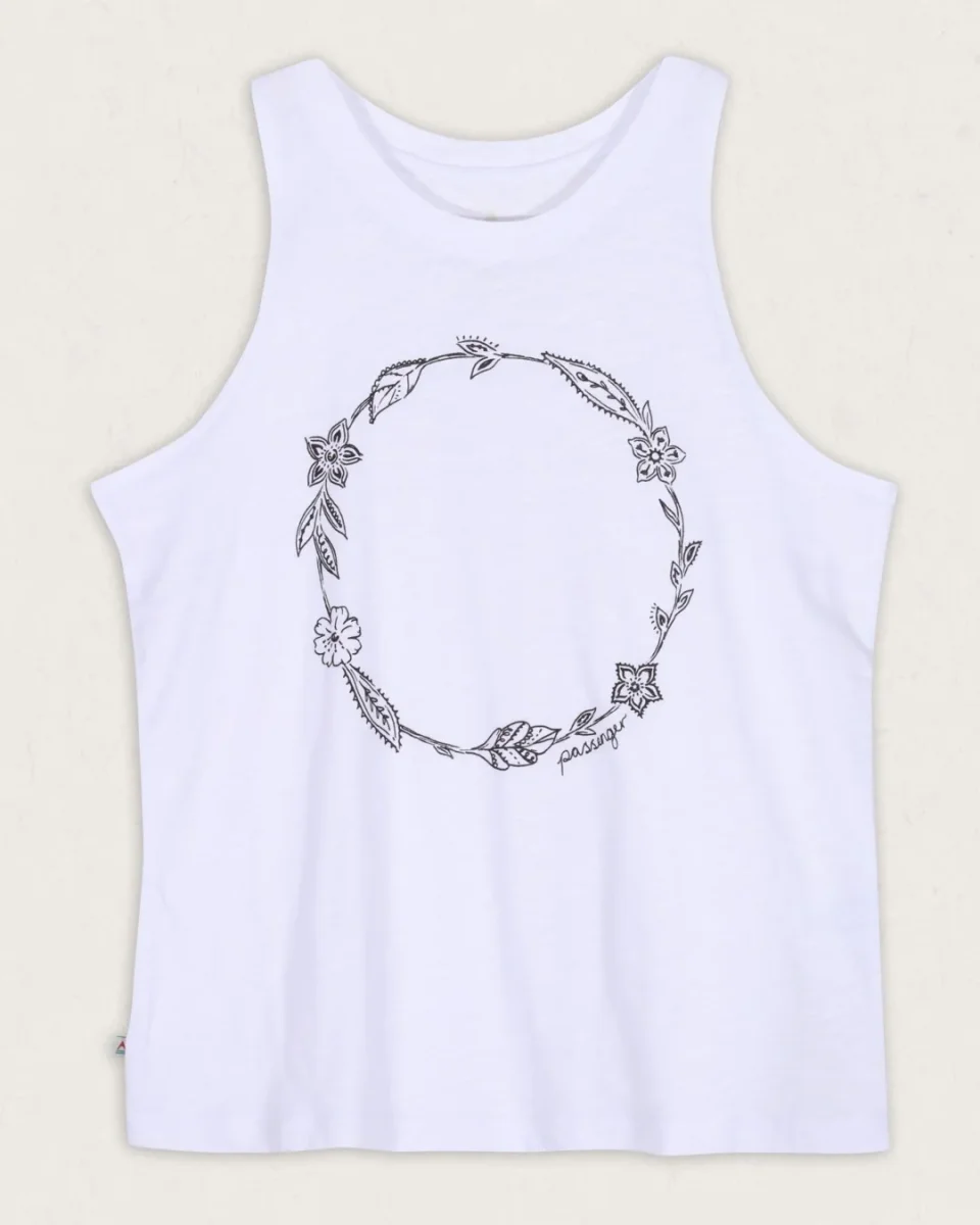 Gilet en Coton Recyclé Daisy Chain - Blanc – Image 4