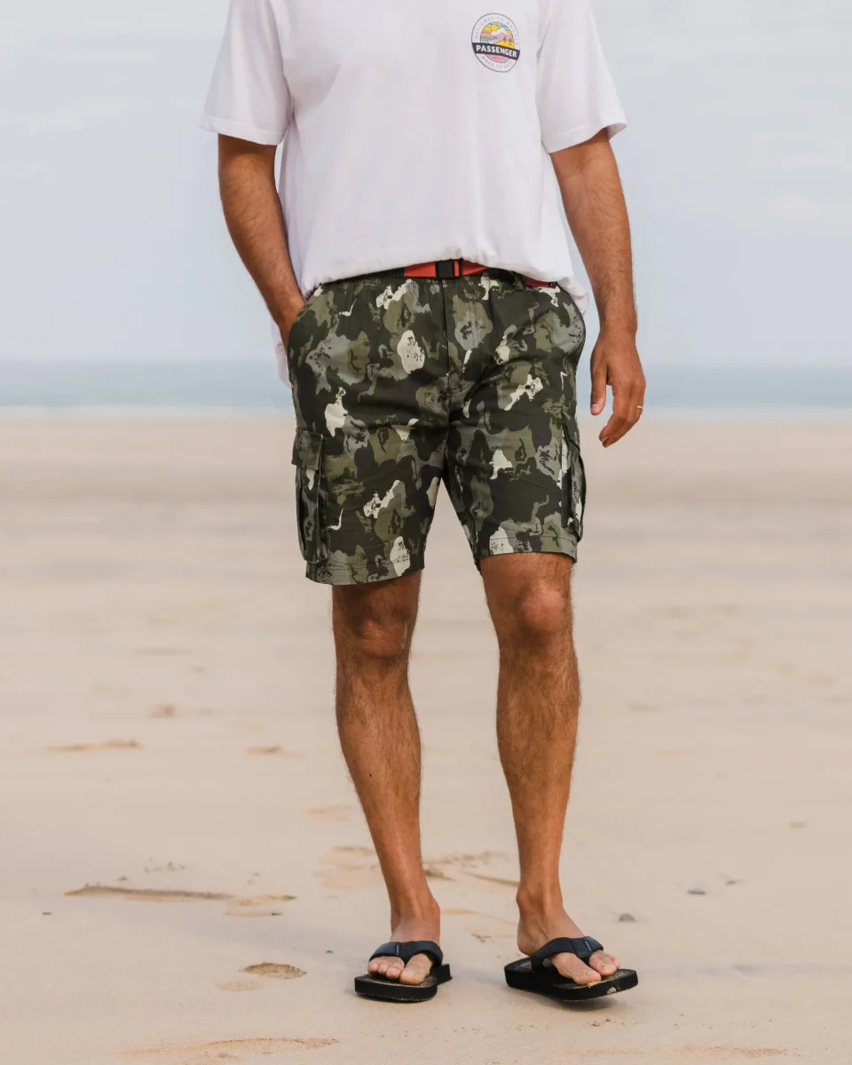 Short Cargo Adventurer - Camo Kaki Sycomore – Image 4