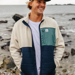 Polaire Doublée Recyclée en Sherpa Born Explorer - Bouleau