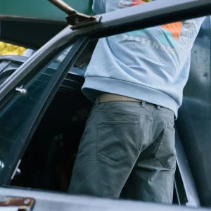 Pantalon 5 poches 365 - Gris Océan