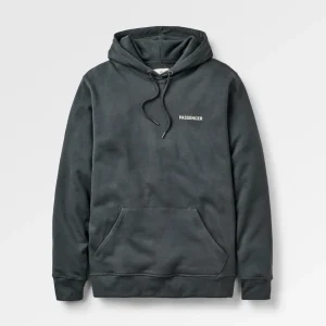 Sweat à capuche Roamer en coton recyclé - noir