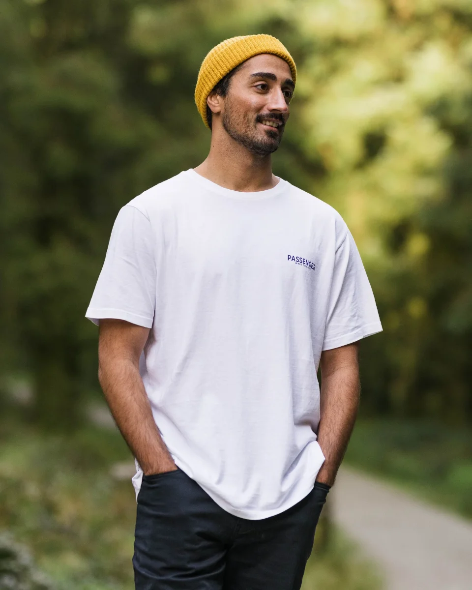 T-shirt en coton recyclé Love The Wild - Blanc – Image 3